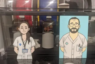 Llavero de profesiones - Médic@ enfermer@