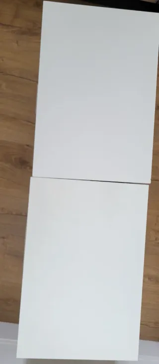 2 Mesitas Noche Blancas Madera