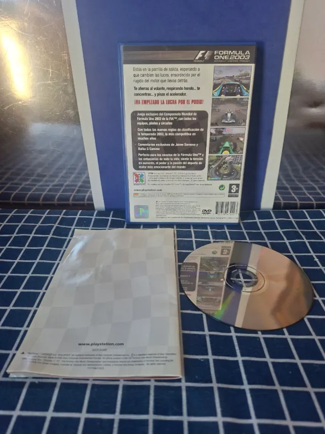 PS2 FORMULA ONE 2003 ORIGINAL COMPLETO