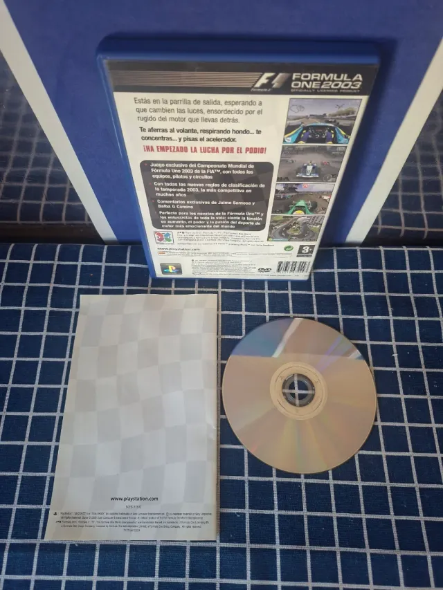 PS2 FORMULA ONE 2003 ORIGINAL COMPLETO
