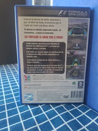 PS2 FORMULA ONE 2003 ORIGINAL COMPLETO