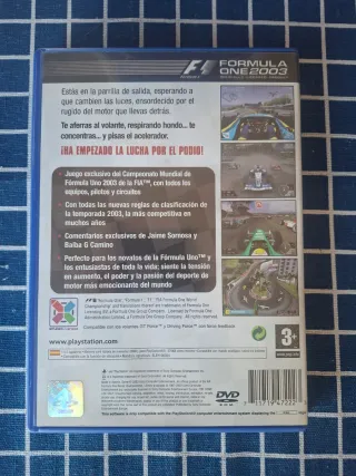 PS2 FORMULA ONE 2003 ORIGINAL COMPLETO