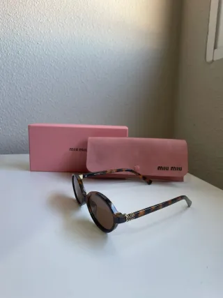 Gafas Miu Miu Tortoise Marrón