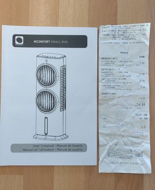 Climatizador Evaporativo Mconfort Small Duo