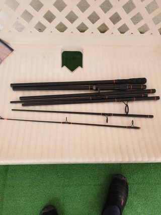 Caña de pesca de viaje