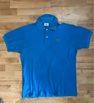 Polo Lacoste Vintage Azul