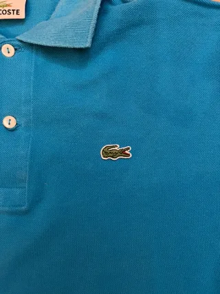 Polo Lacoste Vintage Azul