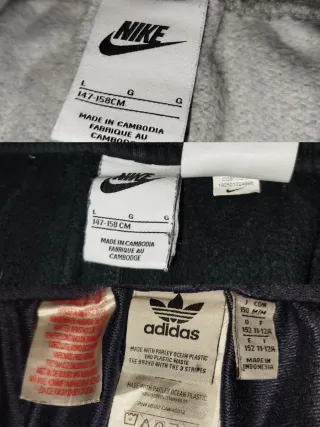 Lote 3 Pantalones Nike y Adidas ORIGINAL