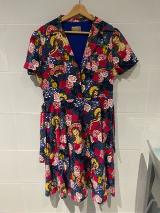 Vestido de Lindy Bop con estampado