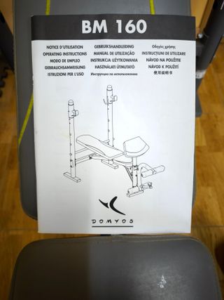 Banco de pesas Domyos BM 160