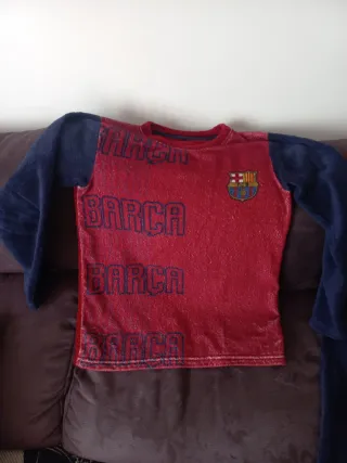 Pijama FC Barcelona niño/a. Talla 12.