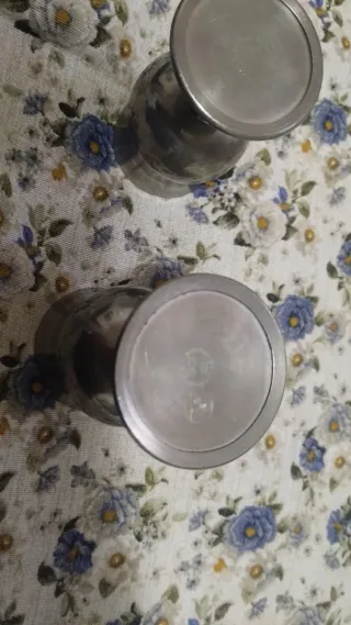 Set 4 Boccale in Peltro