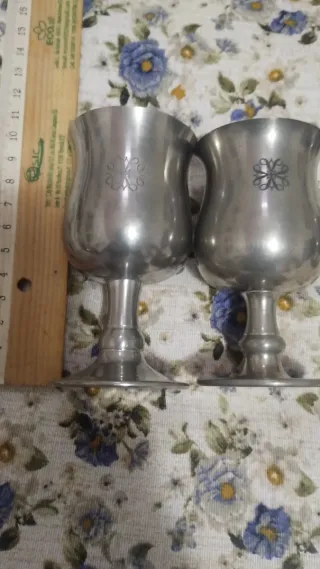 Set 4 Boccale in Peltro