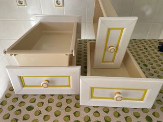 Mueble aluminio plástico 163x67x55,5