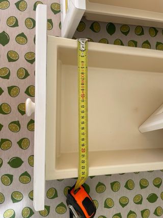 Mueble aluminio plástico 163x67x55,5