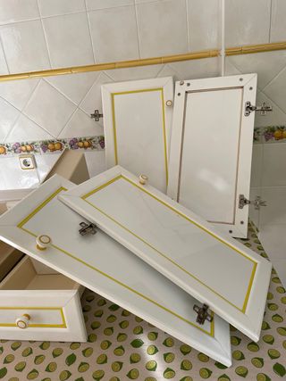 Mueble aluminio plástico 163x67x55,5