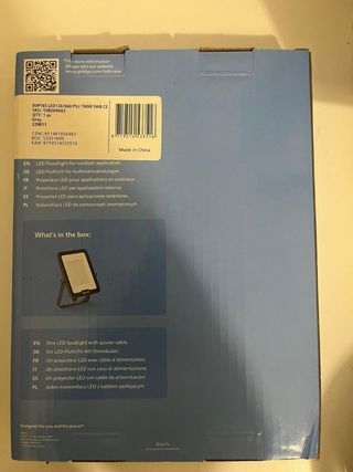 Foco LED Philips100W Gris nuevoa estrenar negonebe