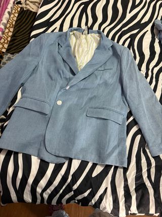 Conjunto Blazer oversize  y Pantalón Azul