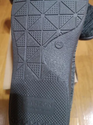 Pantuflas Talla 43 Grises