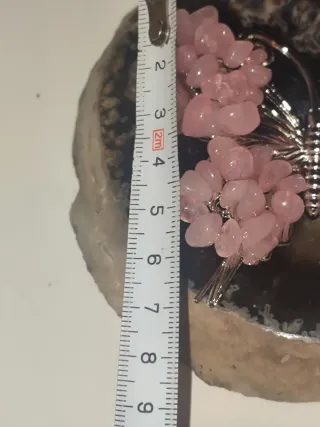 Mariposa Decorativa con Piedras Rosas