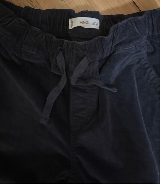 Pantalón pana marino Mango niño