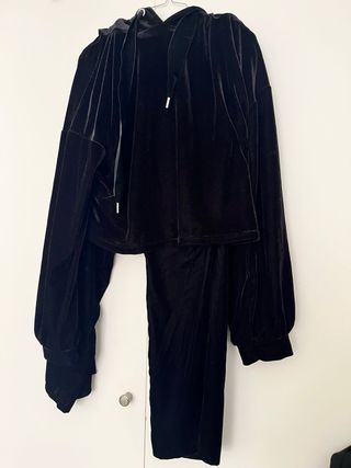 Conjunto Zara terciopelo