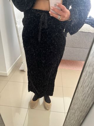 Conjunto Zara terciopelo