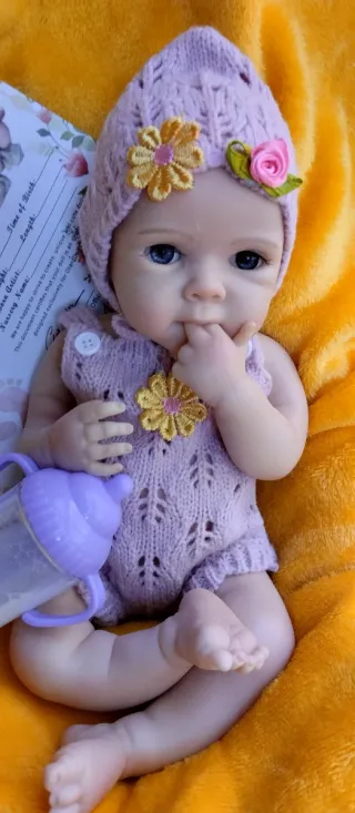 Bebé Reborn Silicona Blanda 33cm