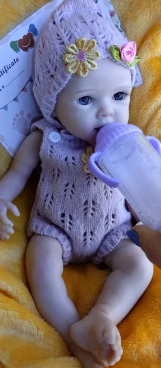 Bebé Reborn Silicona Blanda 33cm