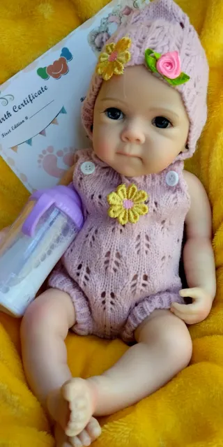 Bebé Reborn Silicona Blanda 33cm