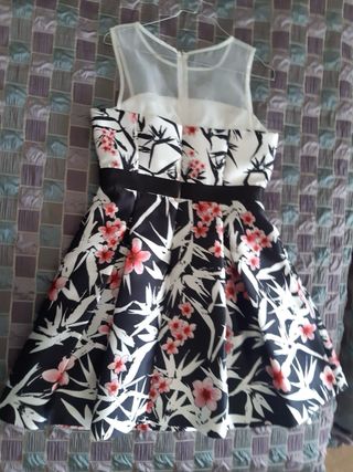 Vestido elegante floral