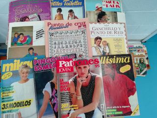 REVISTAS DE COSTURA Y GANCHILLO ANTIGUAS