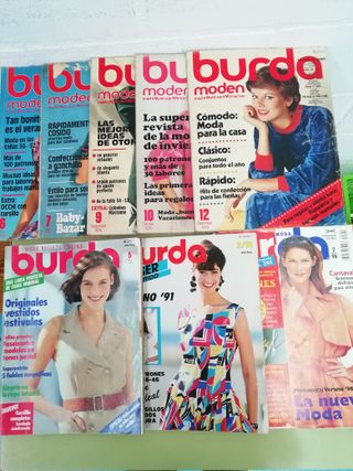 REVISTAS DE COSTURA Y GANCHILLO ANTIGUAS