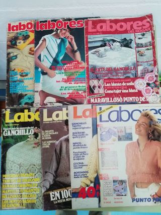 REVISTAS DE COSTURA Y GANCHILLO ANTIGUAS