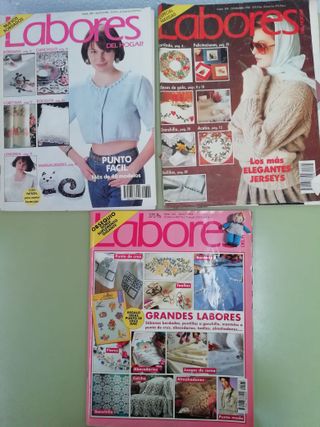 REVISTAS DE COSTURA Y GANCHILLO ANTIGUAS