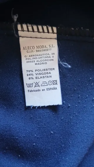 Pantalón mujer Aleco azul