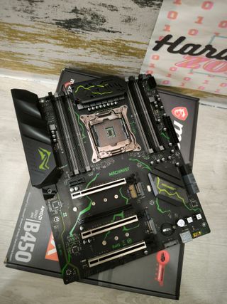 PLACA BASE X99 MACHINIST MR9S / VERDE RGB