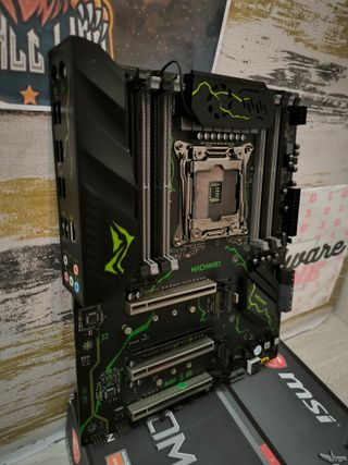 PLACA BASE X99 MACHINIST MR9S / VERDE RGB