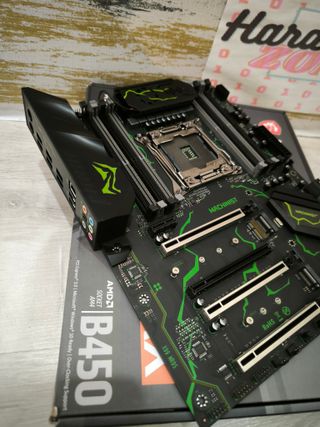 PLACA BASE X99 MACHINIST MR9S / VERDE RGB