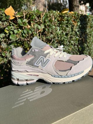 Zapatillas New Balance 38 Gris Rosa
