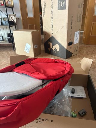 Stokke Xplory X Rojo Rubí