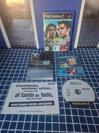 PS2 PES 2008 ORIGINAL COMPLETO
