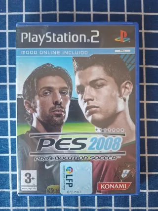 PS2 PES 2008 ORIGINAL COMPLETO