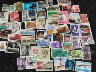 Colección 50 sellos del mundo