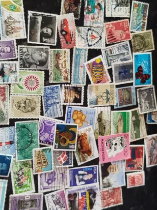 Colección 50 sellos del mundo