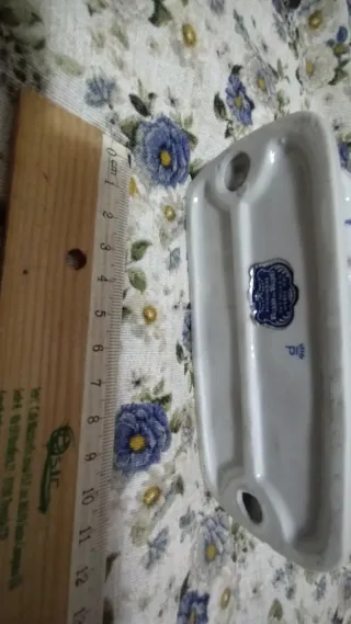 Statuetta Porcellana Cavalli Carrozza Made in Ital