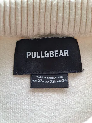 Maglione in maglia da uomo beige