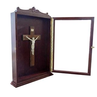 Urna vitrina expositora madera