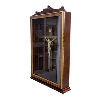 Urna vitrina expositora madera