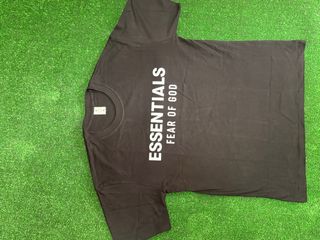 2 Camisetas ESSENTIALS Negra Talla L